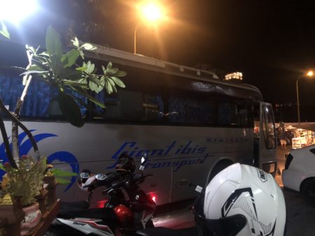 【移動バス】Giant Ibisに乗ってきました【夜行バス編】