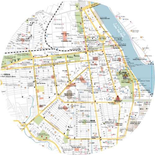 お役立ち地図/プノンペン全体
